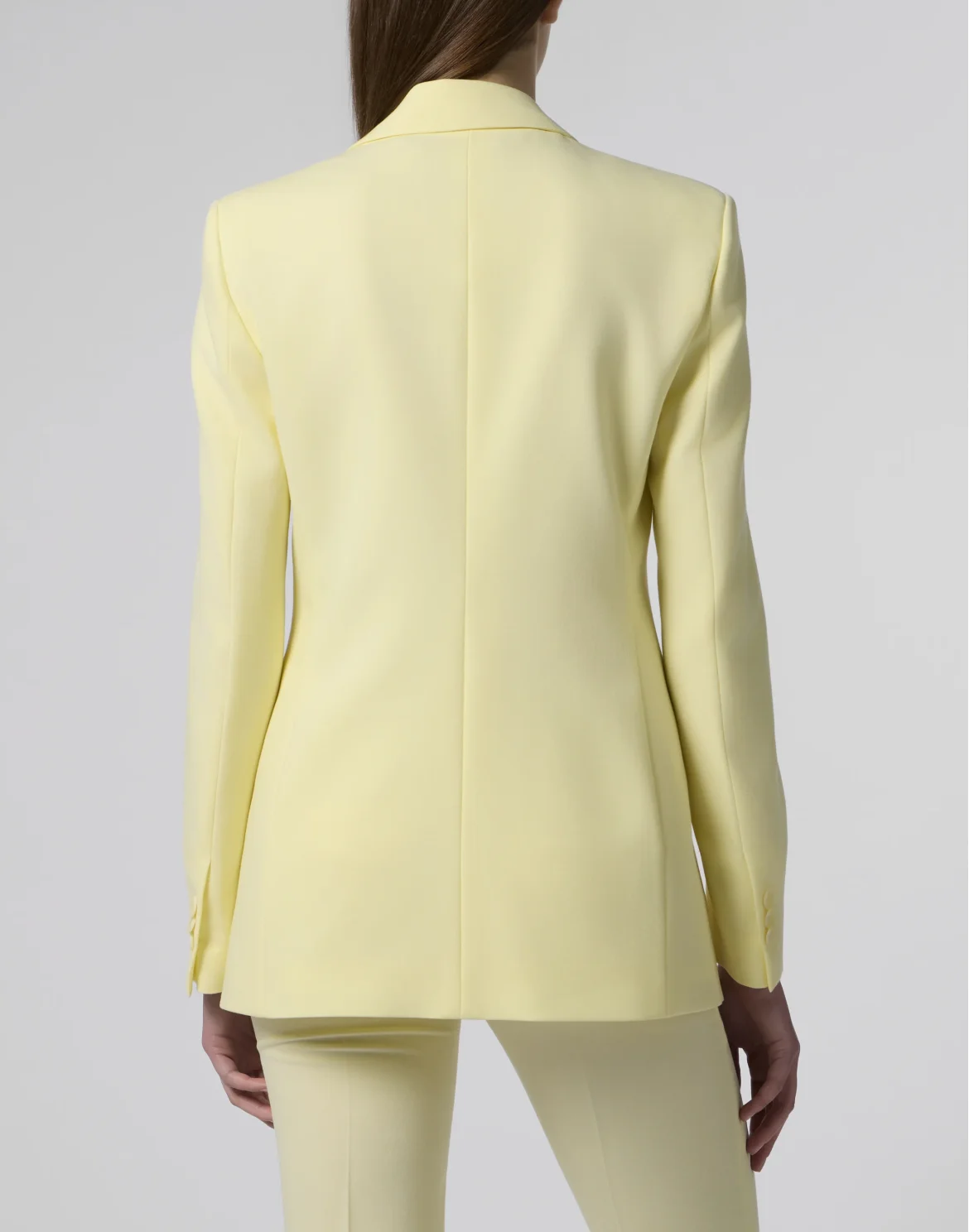 Wool Fitted Single-Breasted Blazer, цвет: Желтый