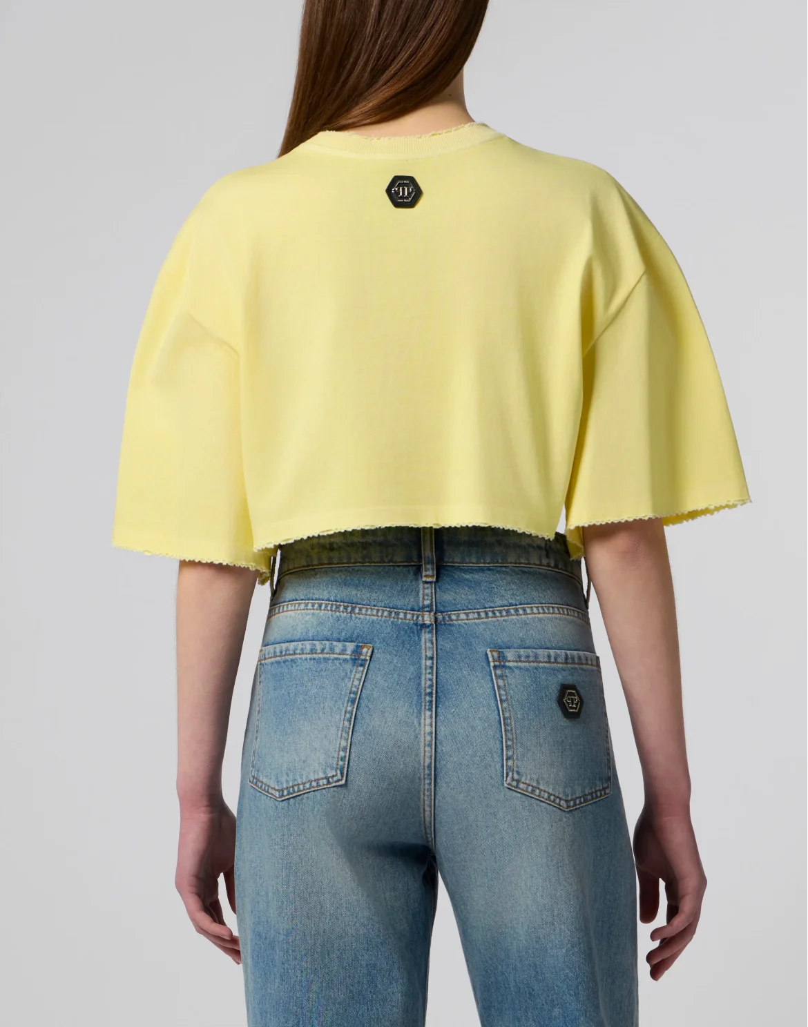 Cropped T-Shirt Cannes Tennis Club, цвет: Желтый