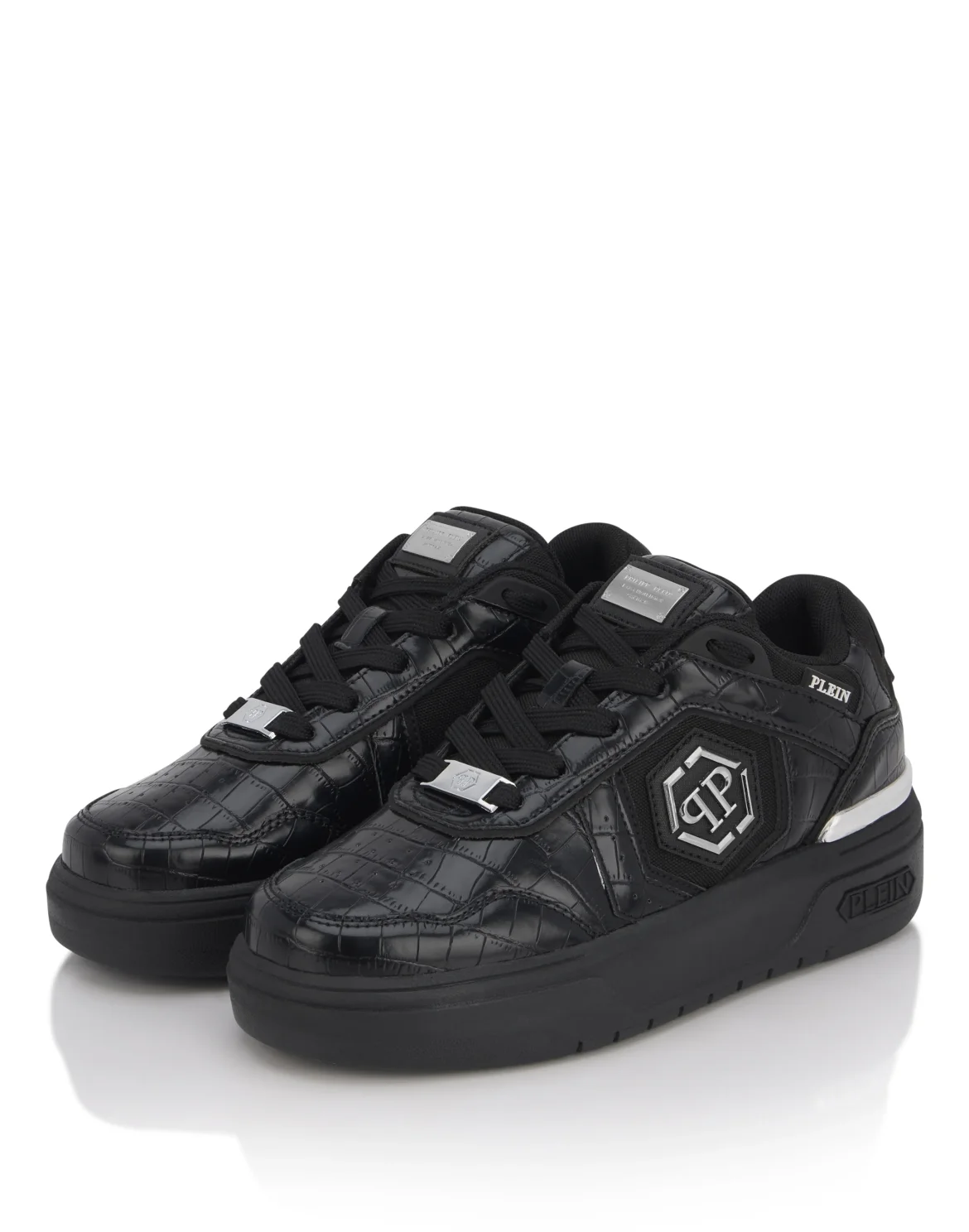 Low-Top Sneakers SK8R PLEIN Cocco, цвет: Черный