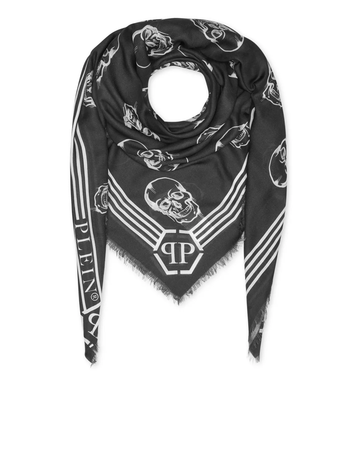 Shawl Skull, цвет: Черный
