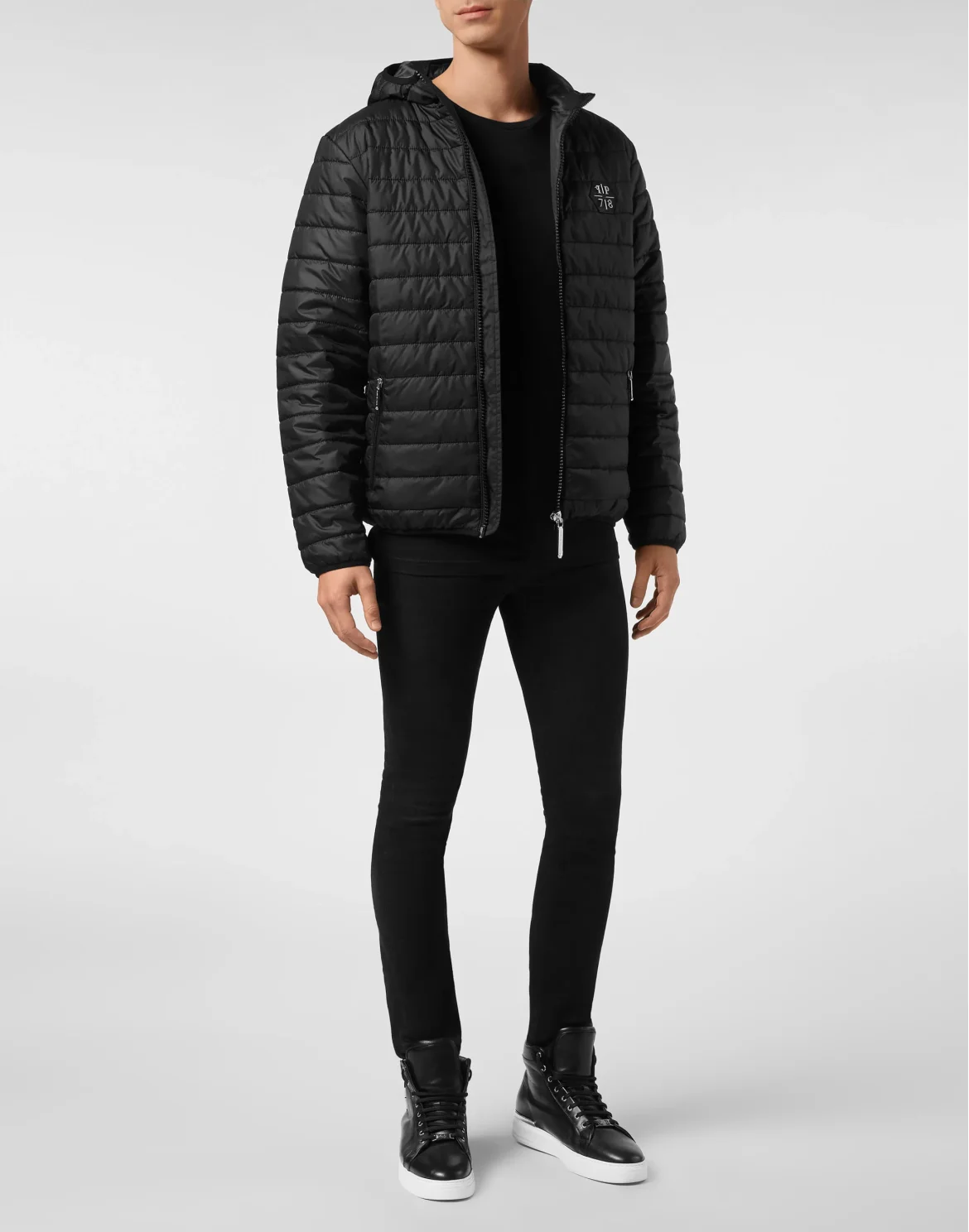 Nylon Jacket Slim Cut, цвет: Черный