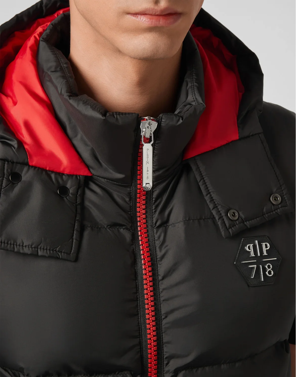 Short Vest Slim Cut, цвет: Черный
