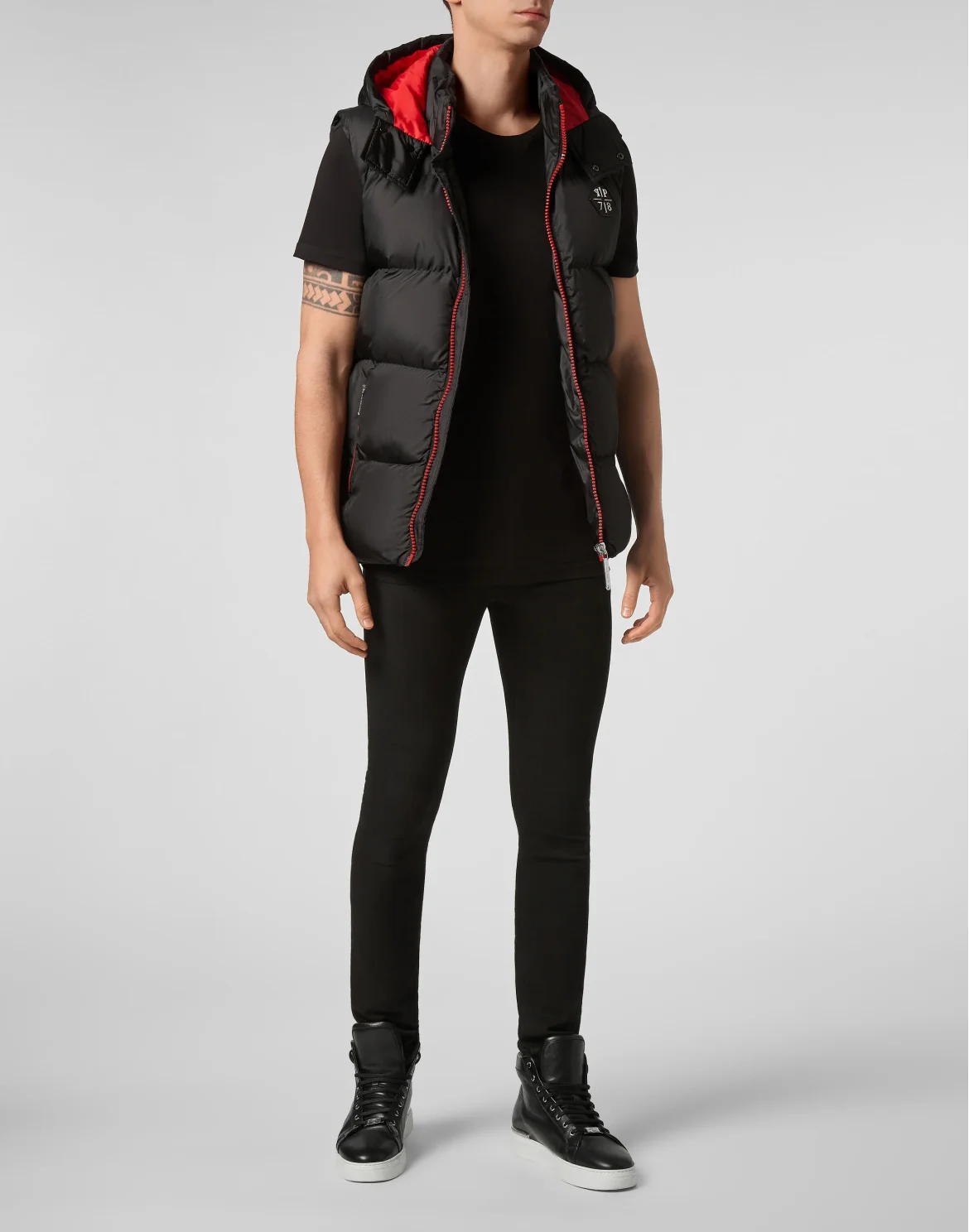 Short Vest Slim Cut, цвет: Черный