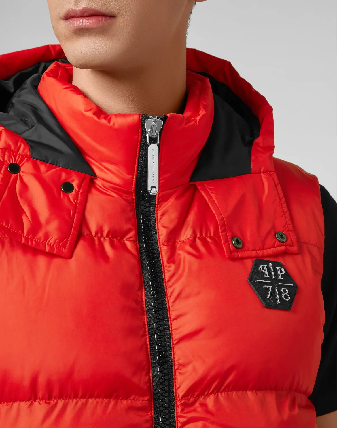 Short Vest Slim Cut, цвет: Красный