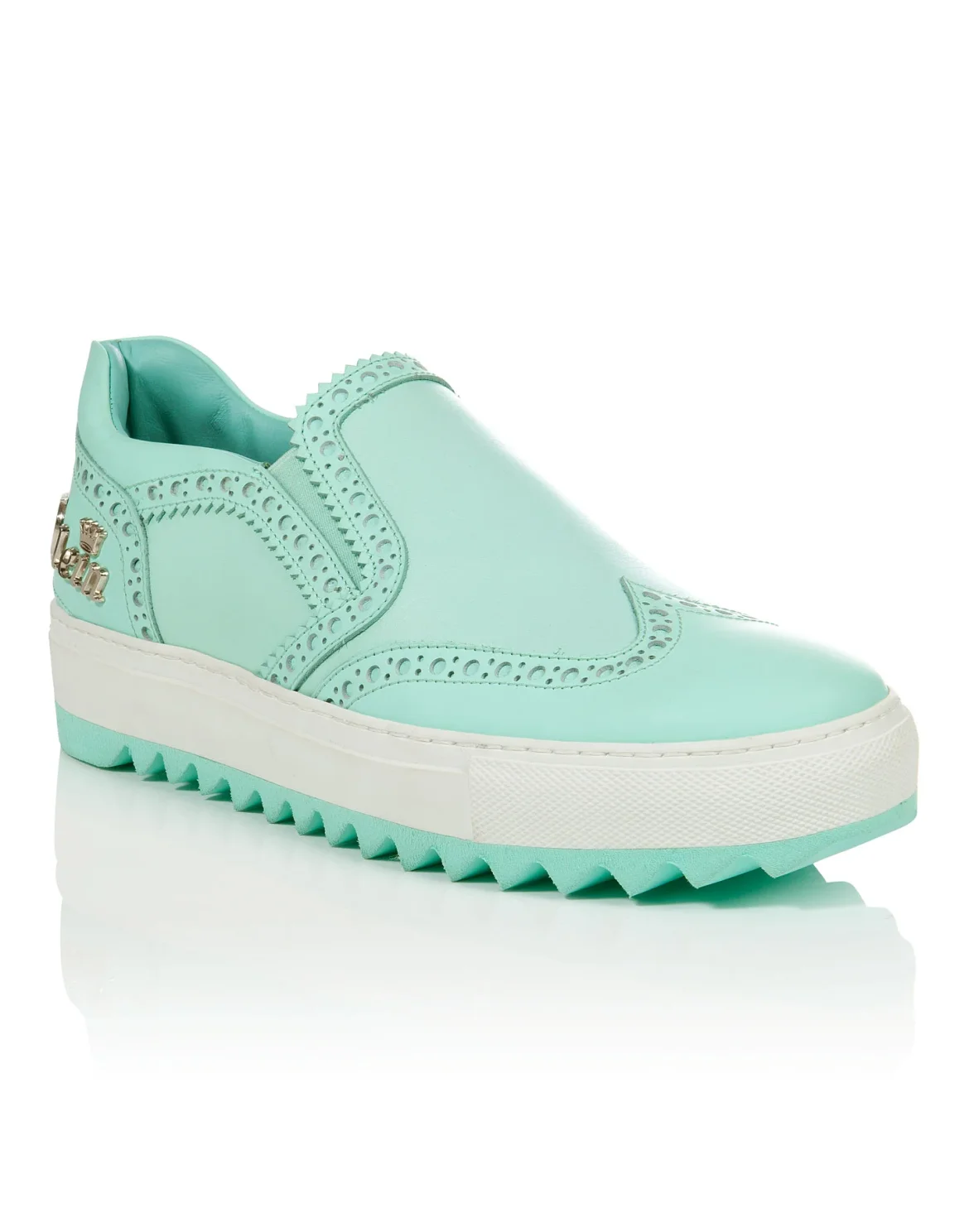 Slip on platform "Karachi", цвет: Бирюзовый