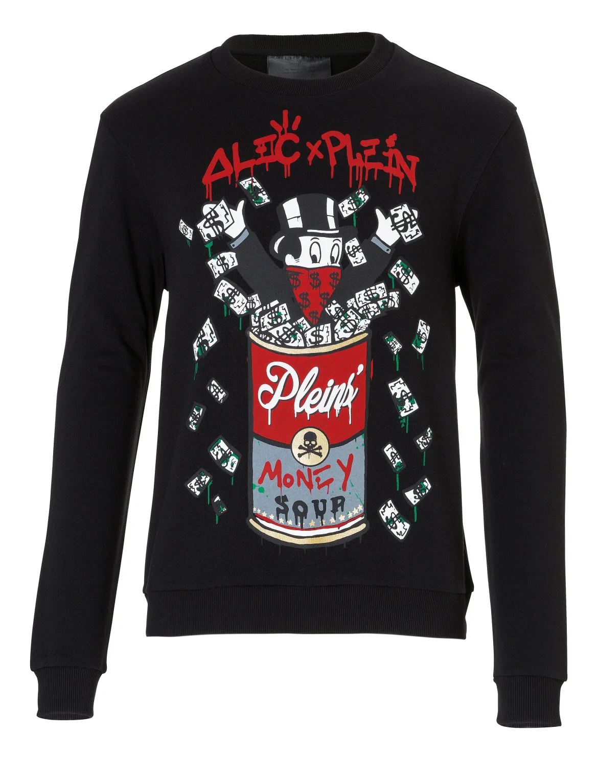 Sweatshirt LS "Alec`s money", цвет: Черный