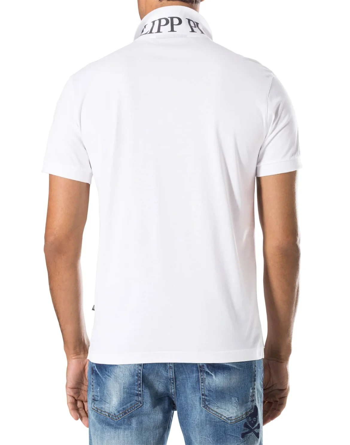 Slim Fit Polo shirt SS "Say you", цвет: Белый