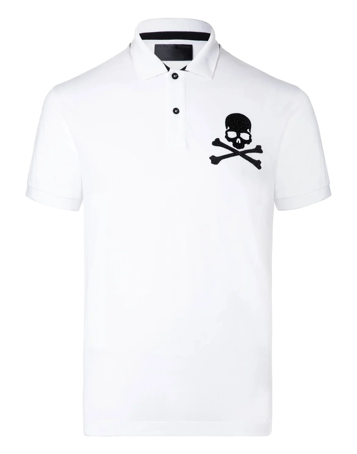 Slim Fit Polo shirt SS "Double colors", цвет: Белый