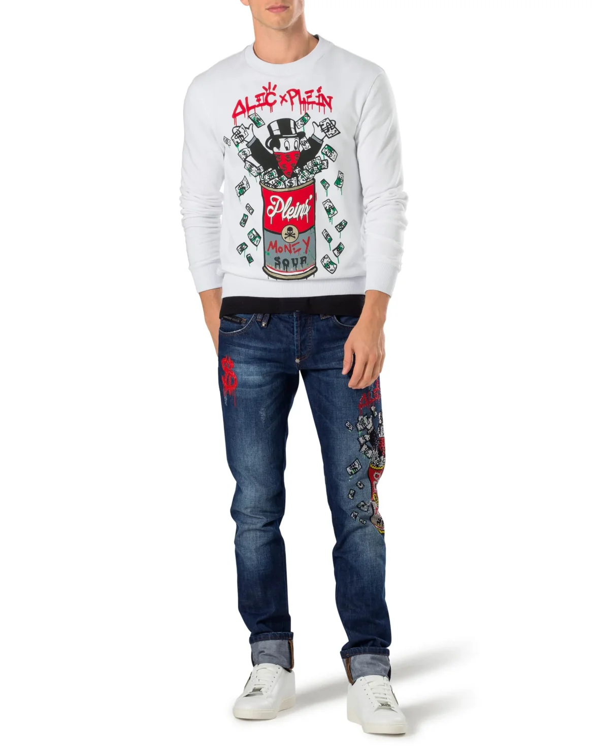 T-shirt V-Neck SS "Bis Monopoli", цвет: Черный