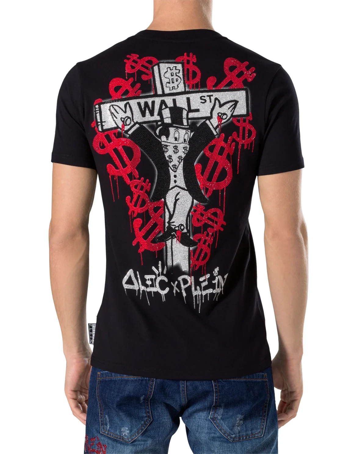 T-shirt V-Neck SS "Bis Monopoli", цвет: Черный