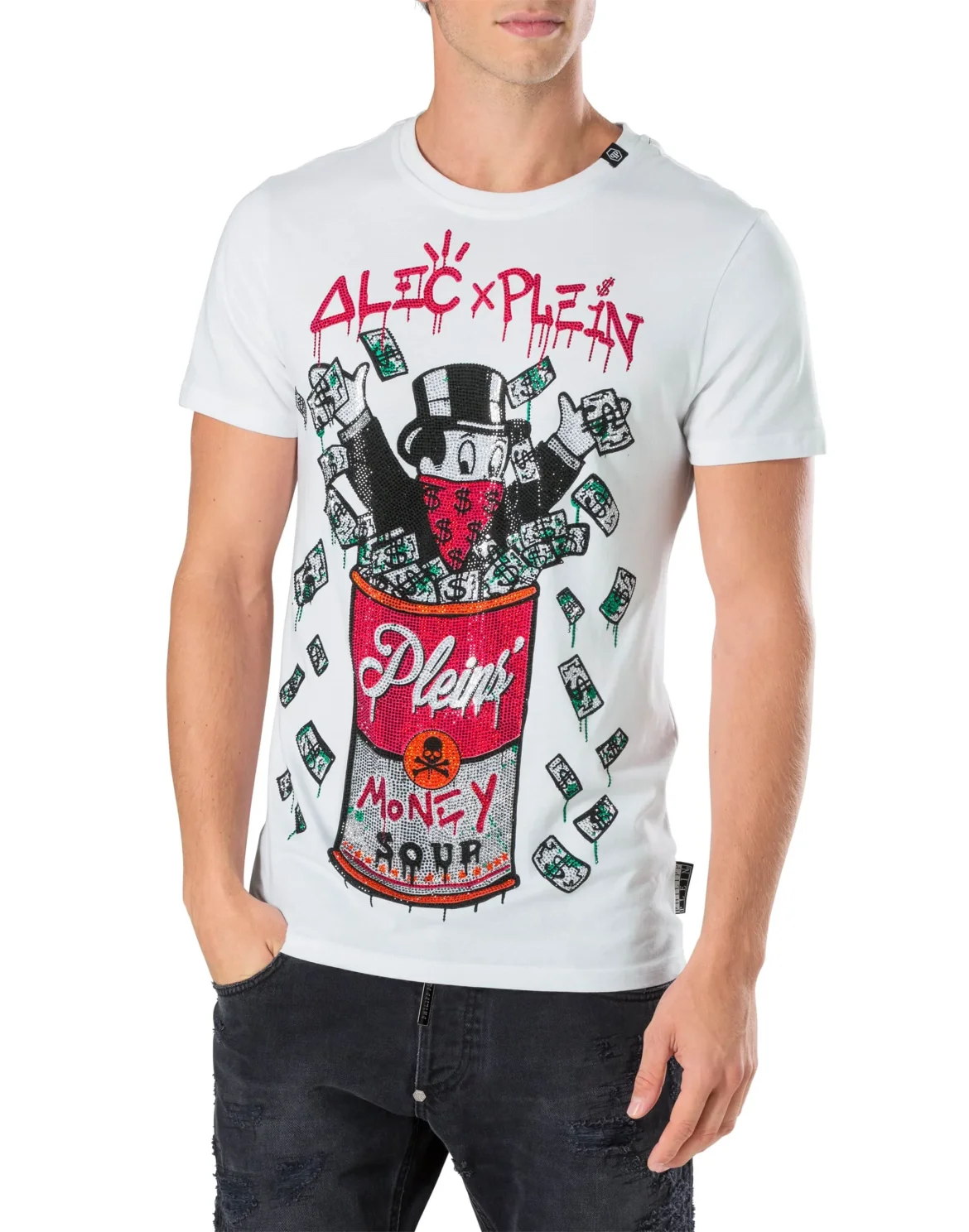 T-shirt Round Neck SS "Monopoli five", цвет: Белый