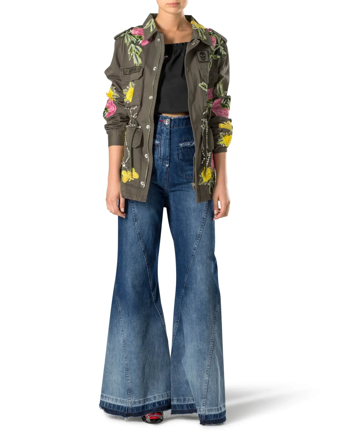 Denim Jacket "Costance", цвет: Камуфляж