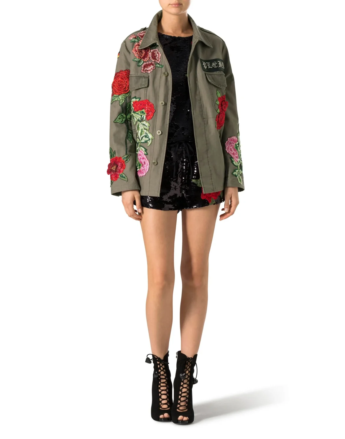 Denim Jacket "Ernestine", цвет: Камуфляж