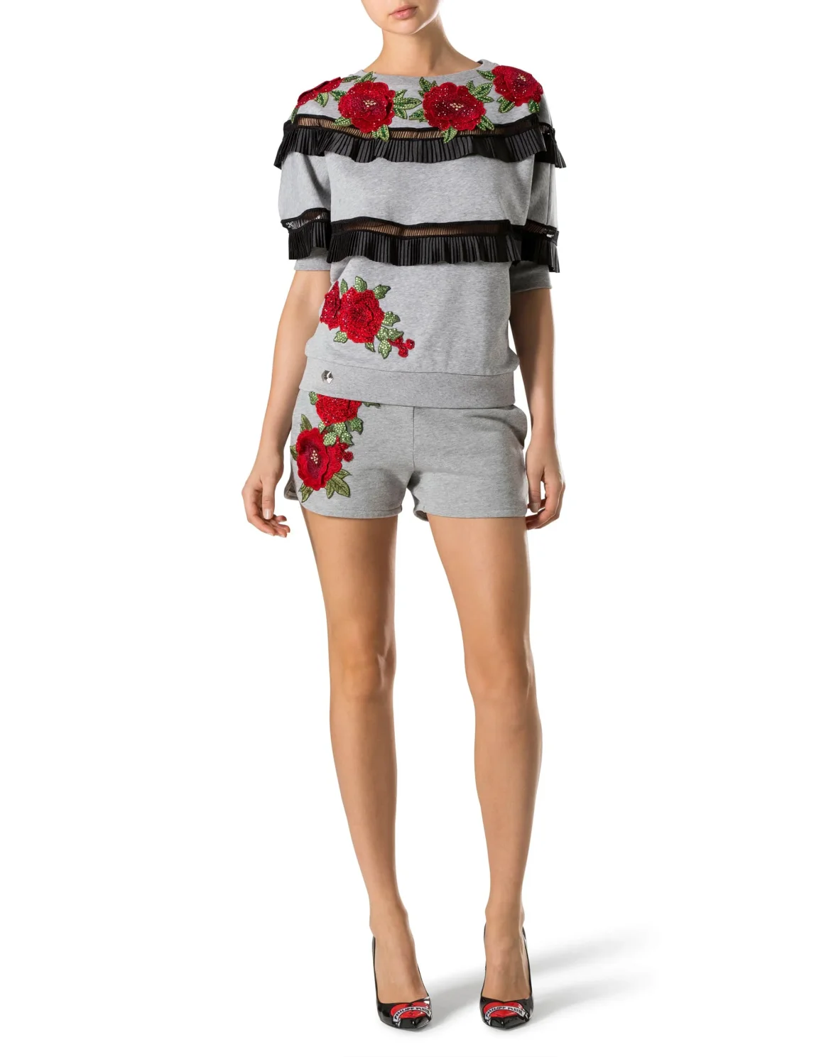 Jogging Shorts "Florrie", цвет: Серый
