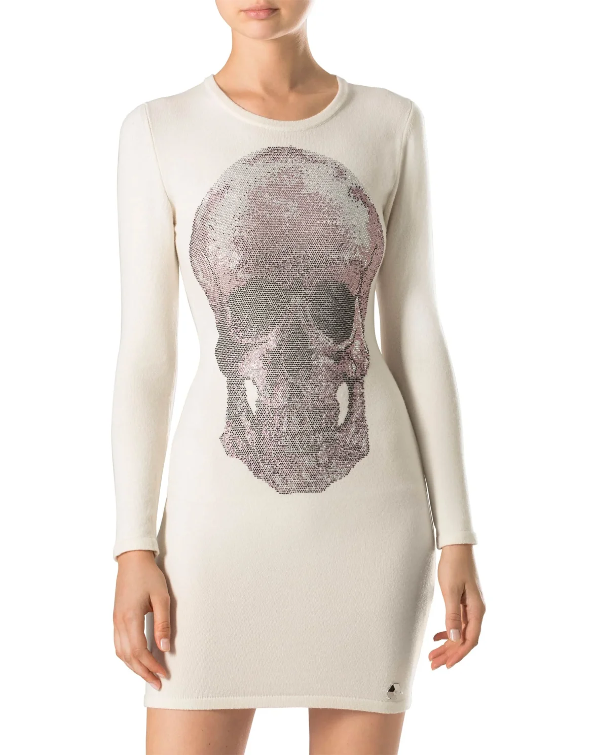 Knit Day Dress "Corey Back", цвет: Белый