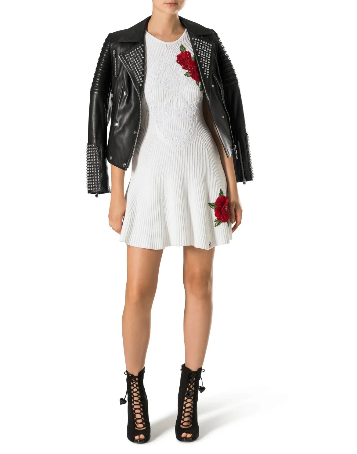 Knit Day Dress "Adelma Style", цвет: Белый