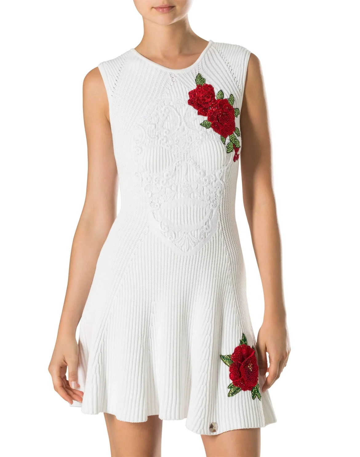 Knit Day Dress "Adelma Style", цвет: Белый