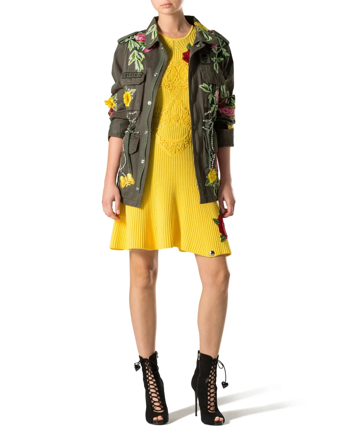 Knit Day Dress "Adelma Style", цвет: Желтый