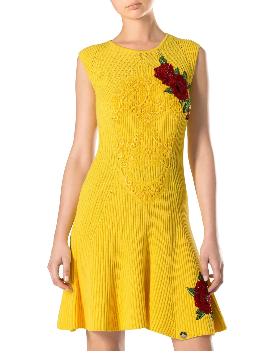 Knit Day Dress "Adelma Style", цвет: Желтый