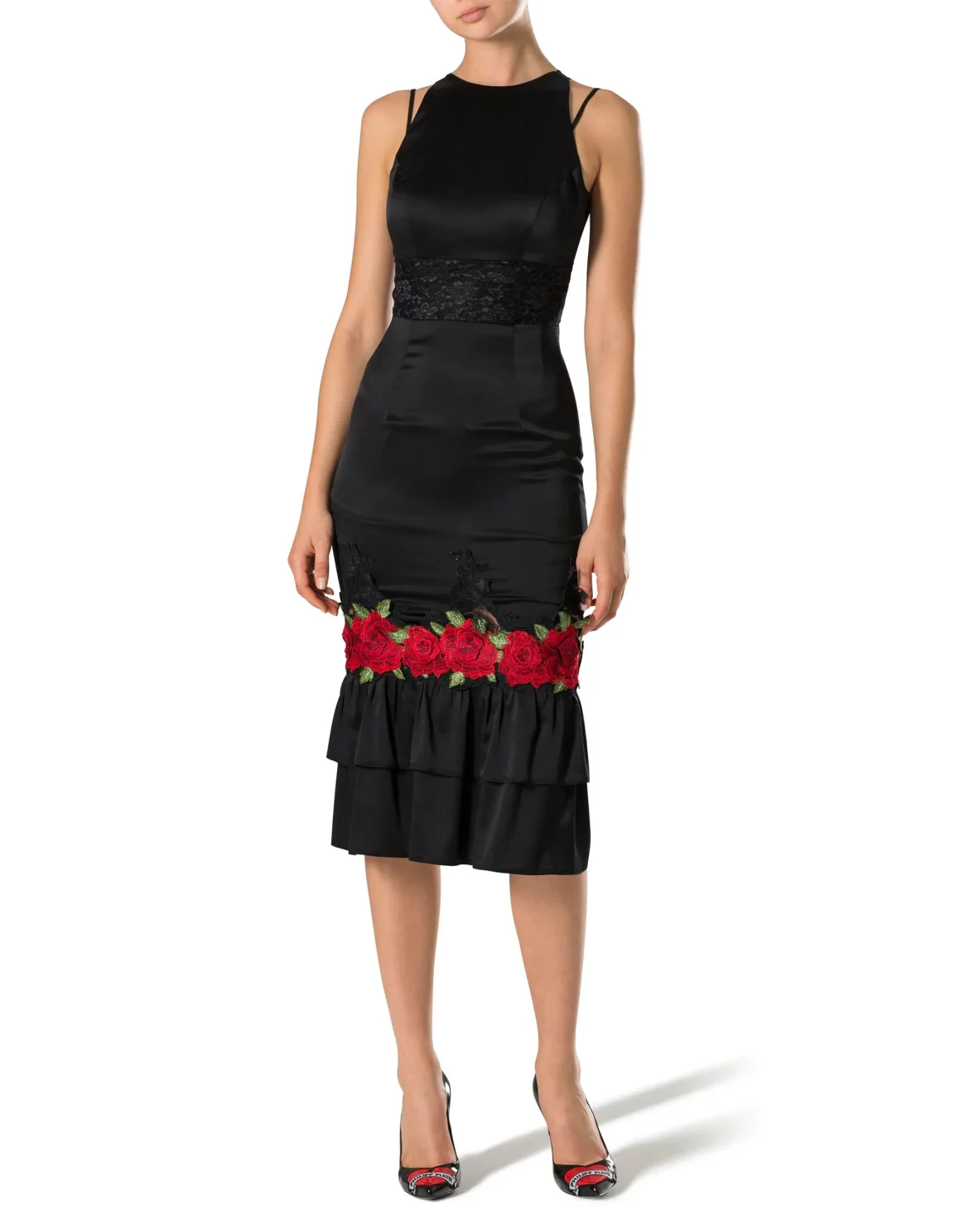Short Dress "Matialda Studs", цвет: Черный