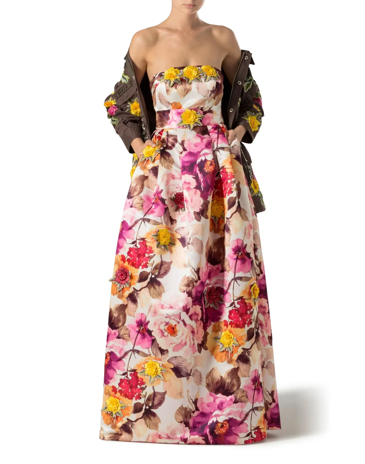 Long Dress "Potenze Kara", цвет: Белый
