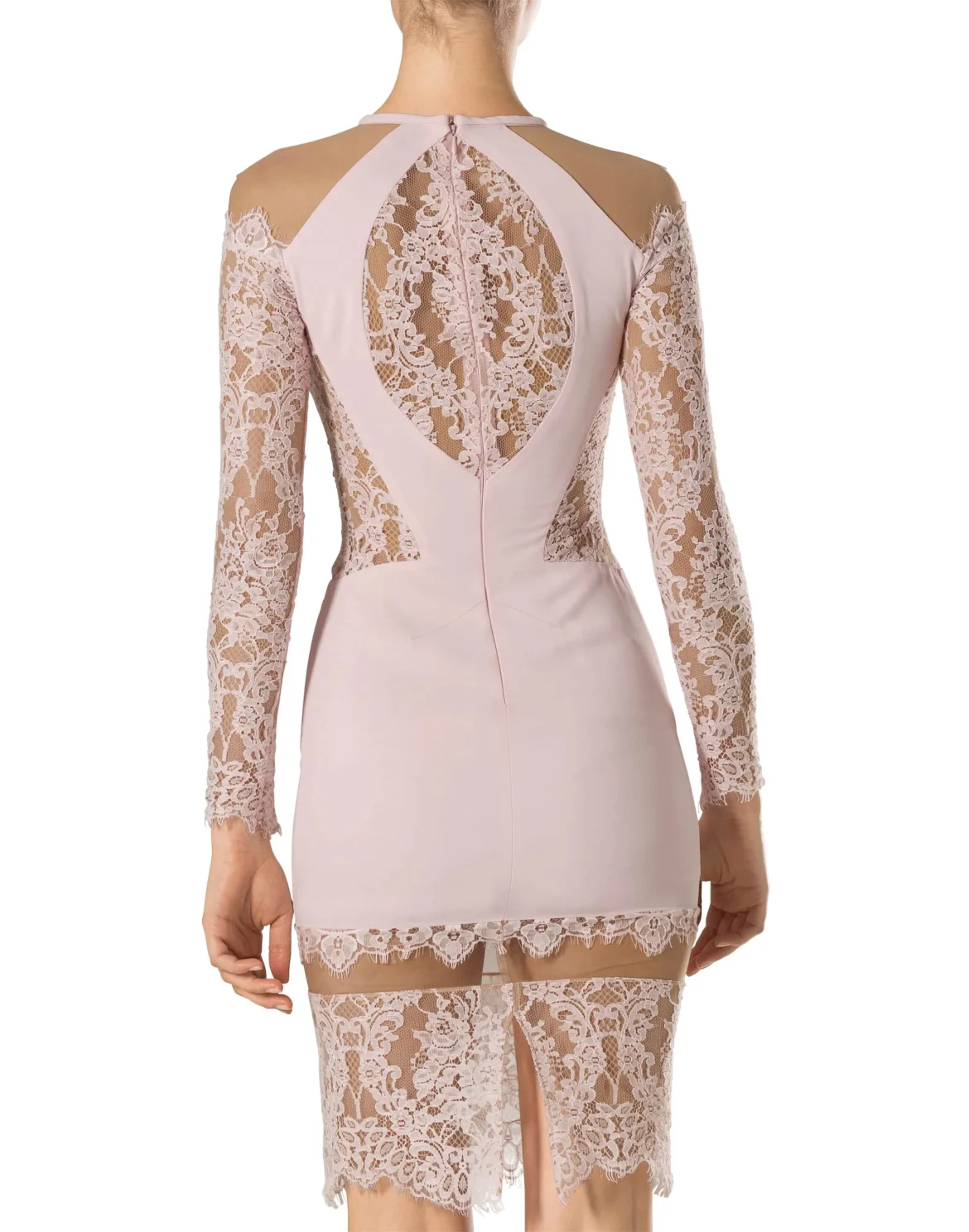 Short Dress "Laced Lack", цвет: Розовый