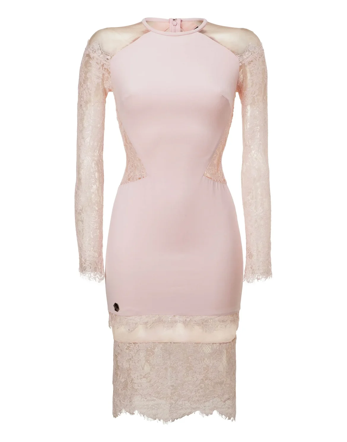 Short Dress "Laced Lack", цвет: Розовый