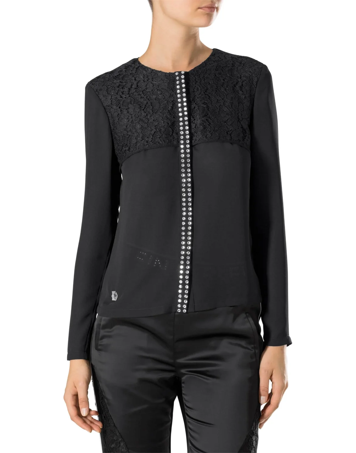 LS Top "Louane Ditrim", цвет: Черный
