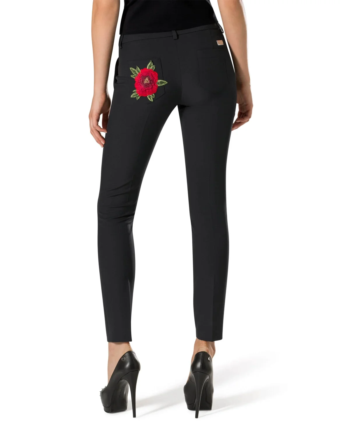 Long Trousers "Solenne Rogers", цвет: Черный