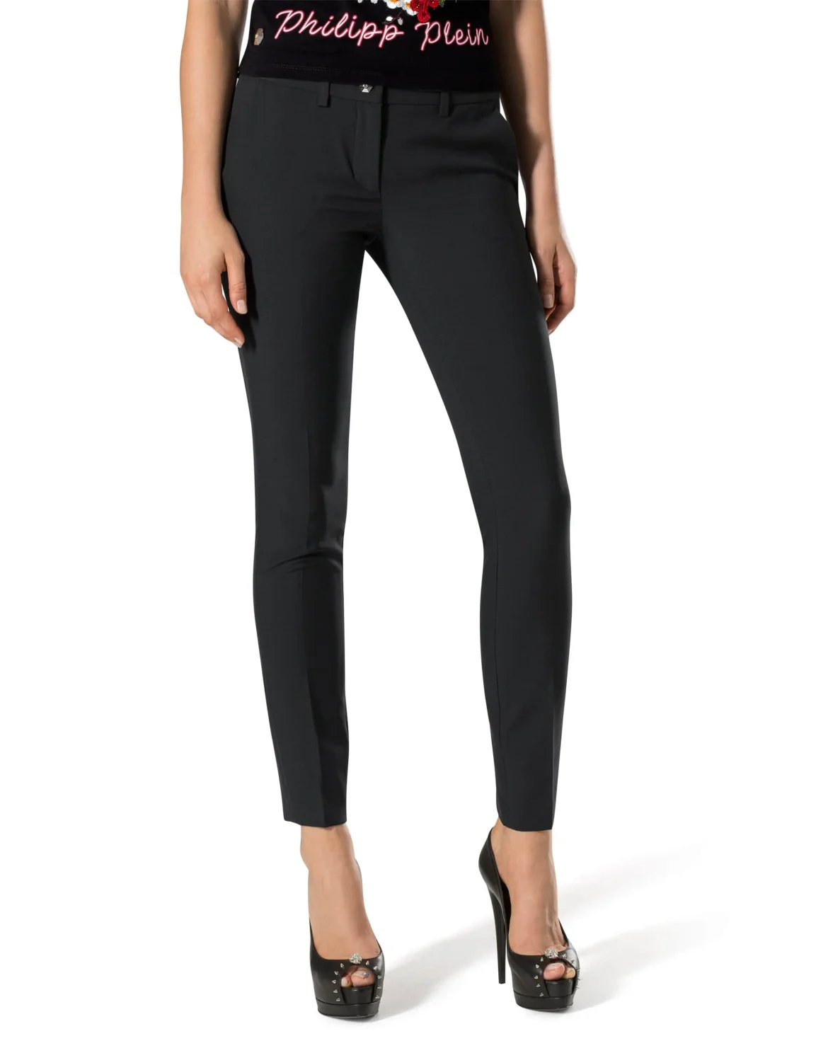 Long Trousers "Solenne Rogers", цвет: Черный