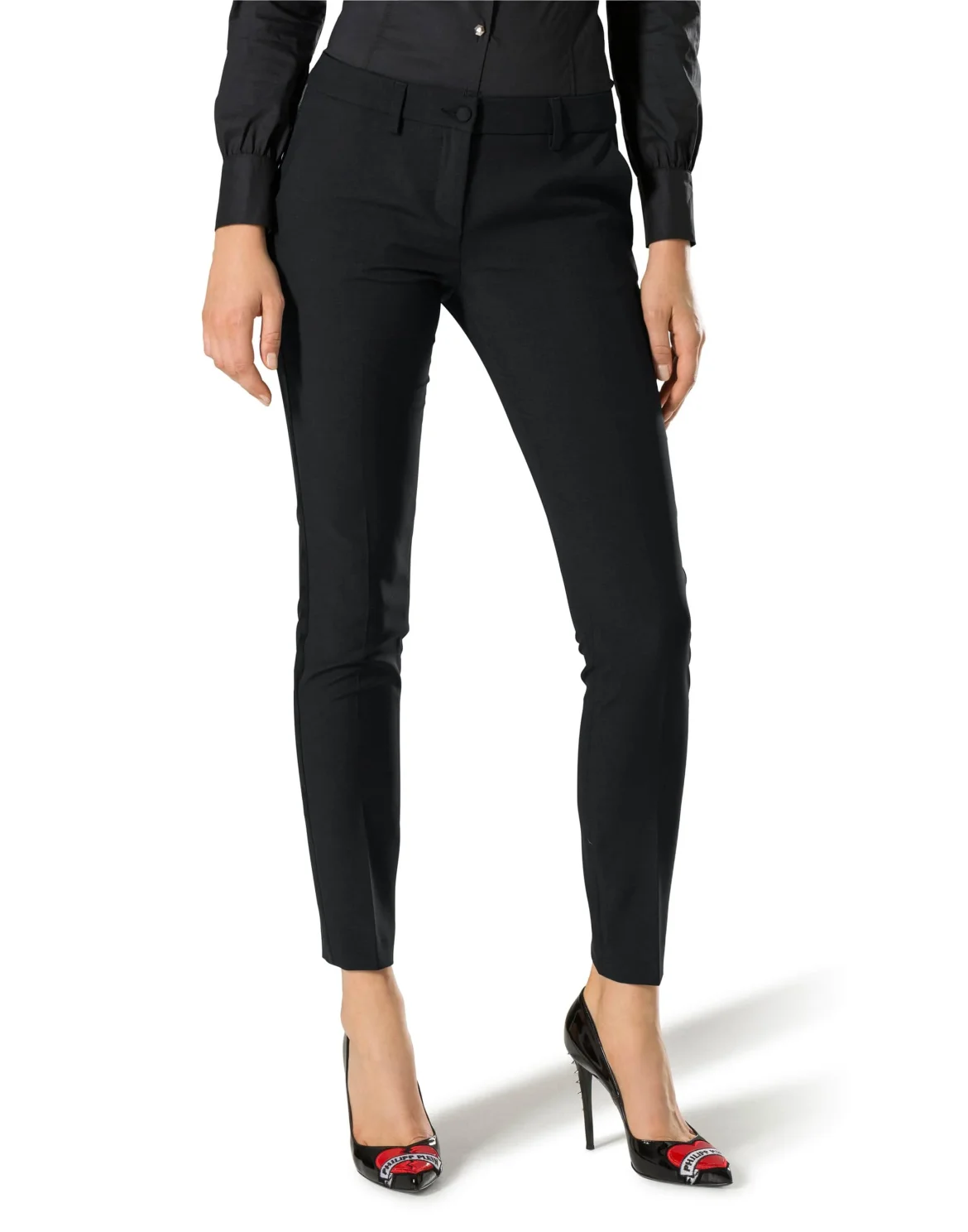 Long Trousers "Liza Evans", цвет: Черный