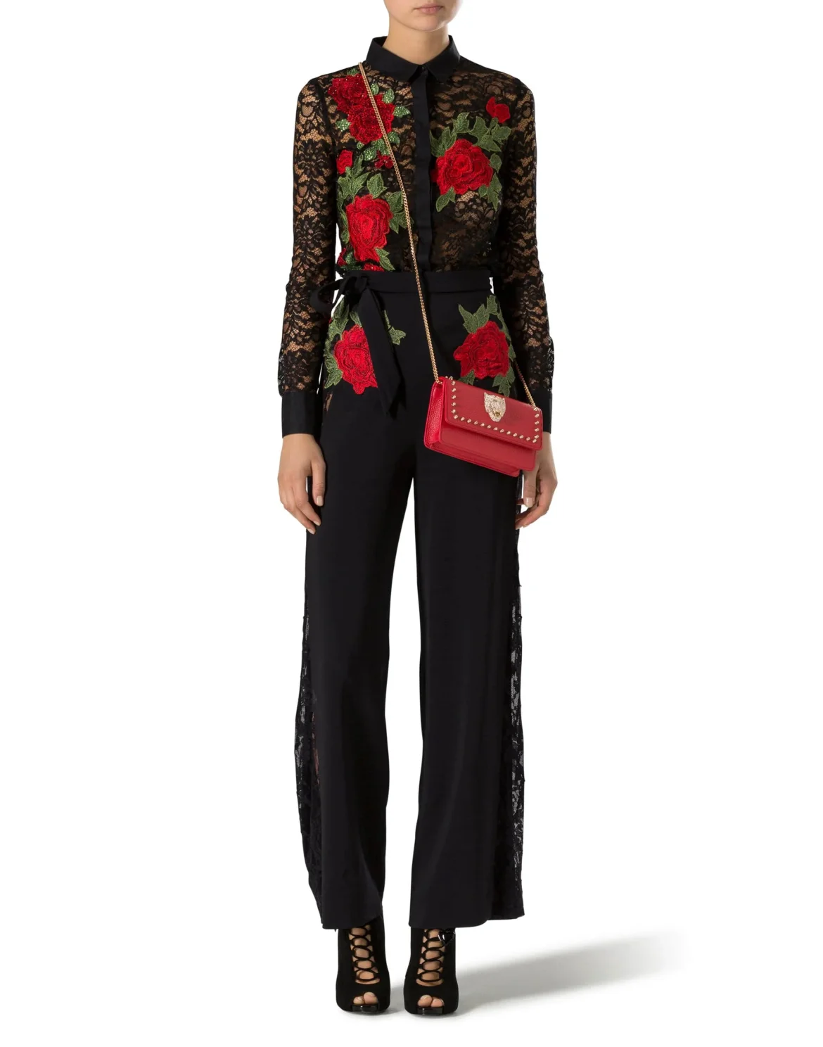 Long Trousers "Loreece", цвет: Черный