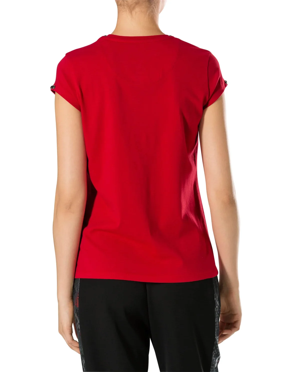 T-shirt Round Neck SS "Shiny rose", цвет: Красный