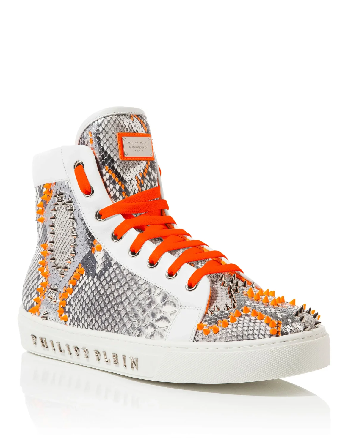 Hi-Top Sneakers "Start up", цвет: Оранжевый