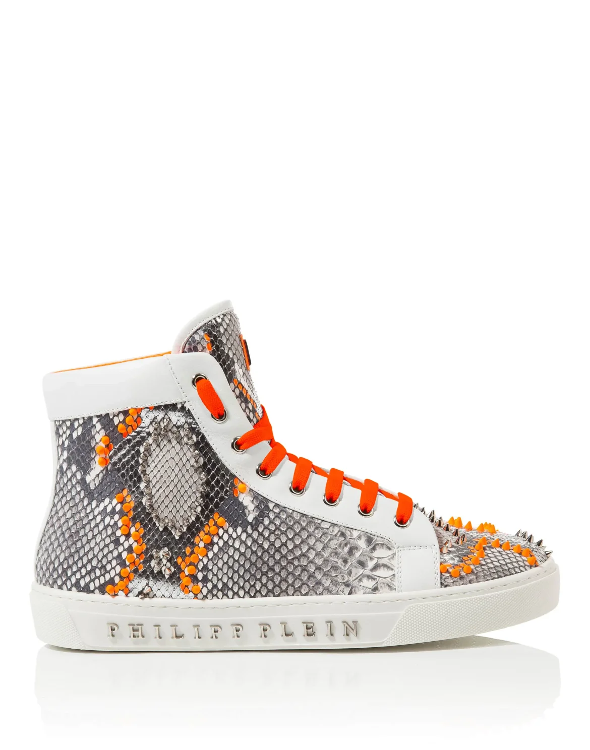 Hi-Top Sneakers "Start up", цвет: Оранжевый