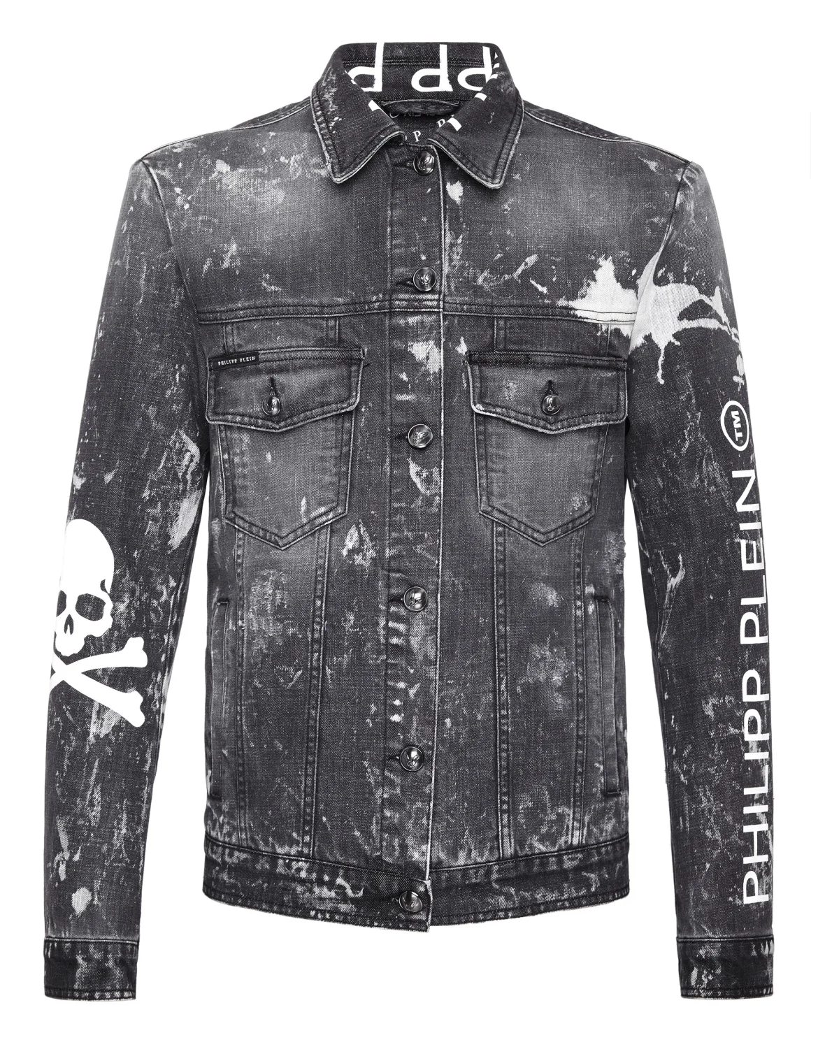 Denim Jacket Philipp Plein TM, цвет: Черный