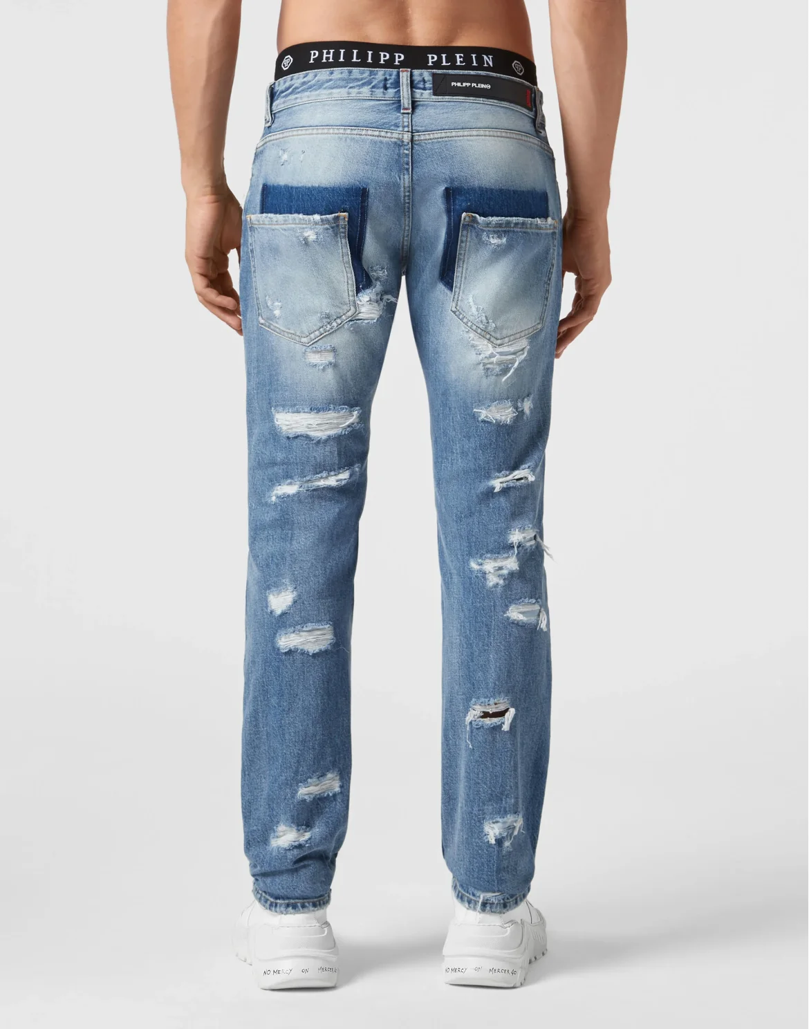 Straight Cut ripped Original, цвет: Синий