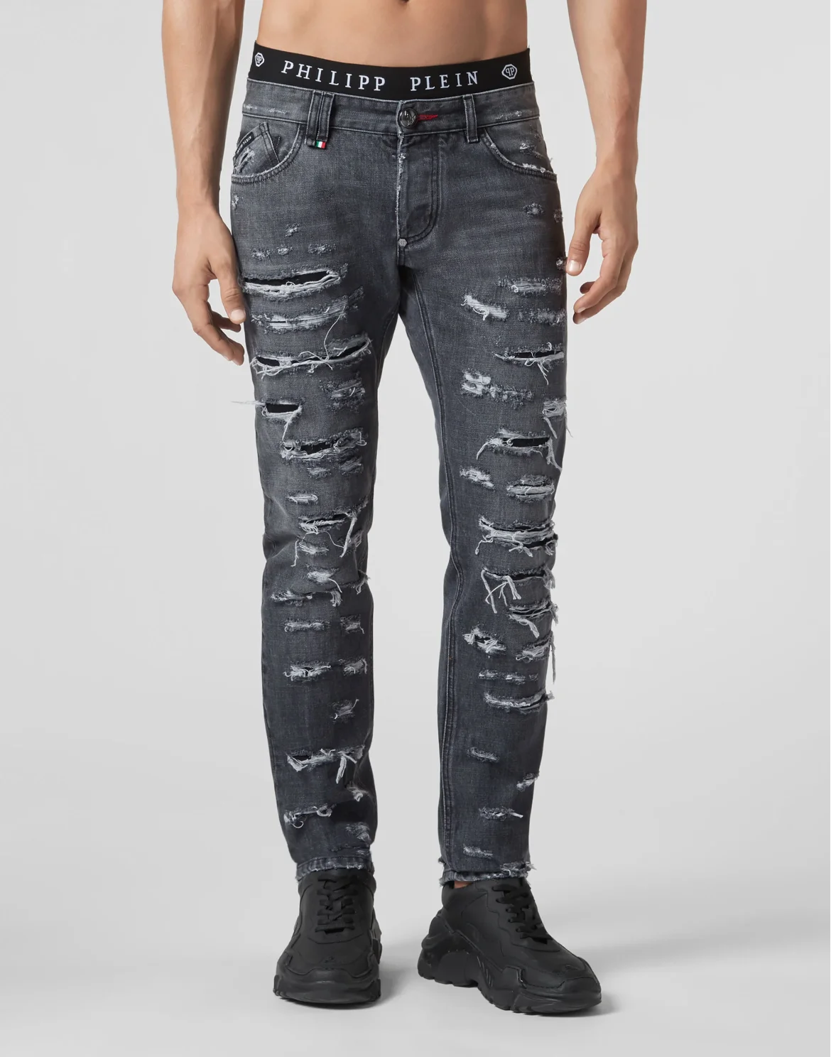 Straight Cut ripped Original, цвет: Серый