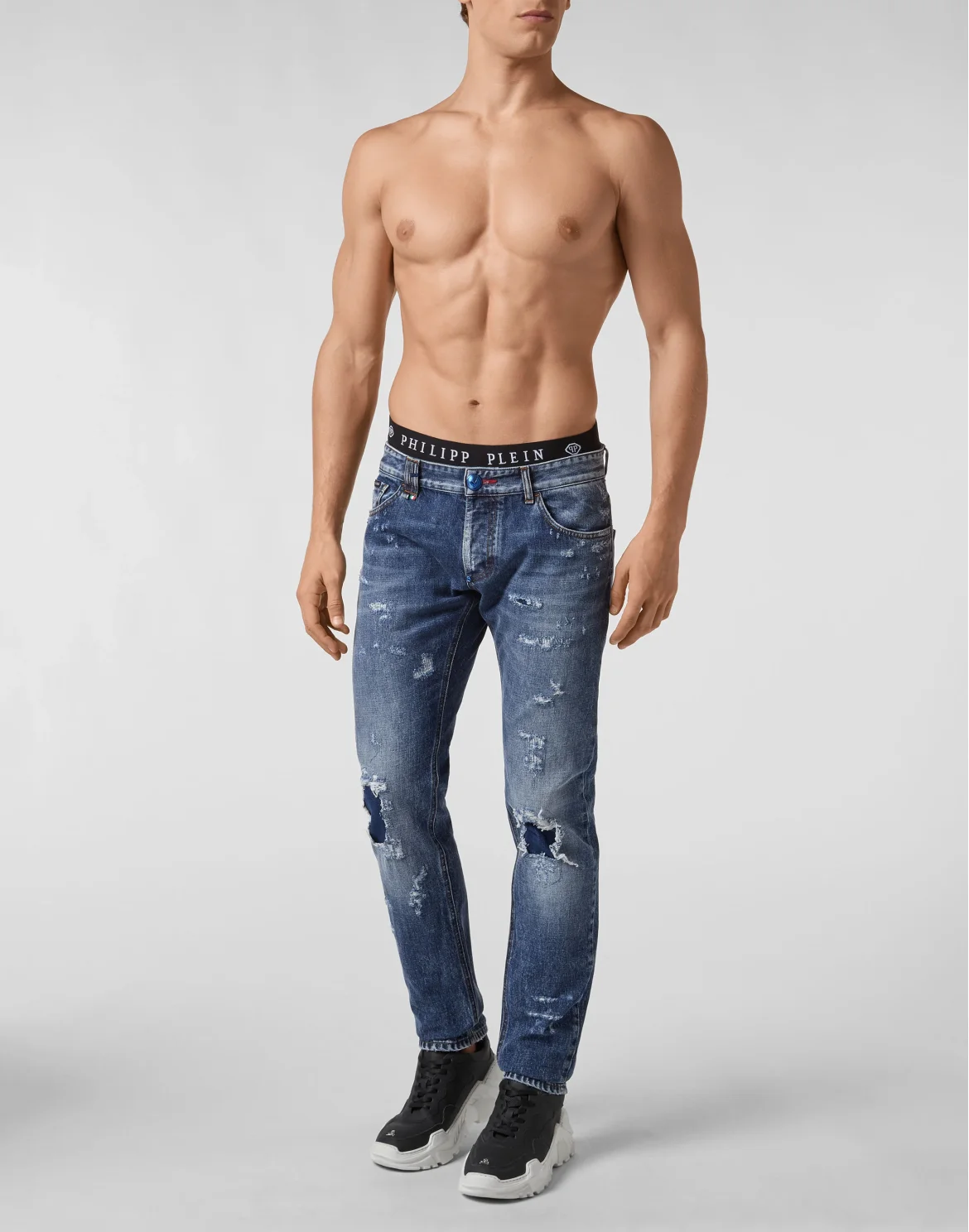 Straight Cut Statement, цвет: Синий