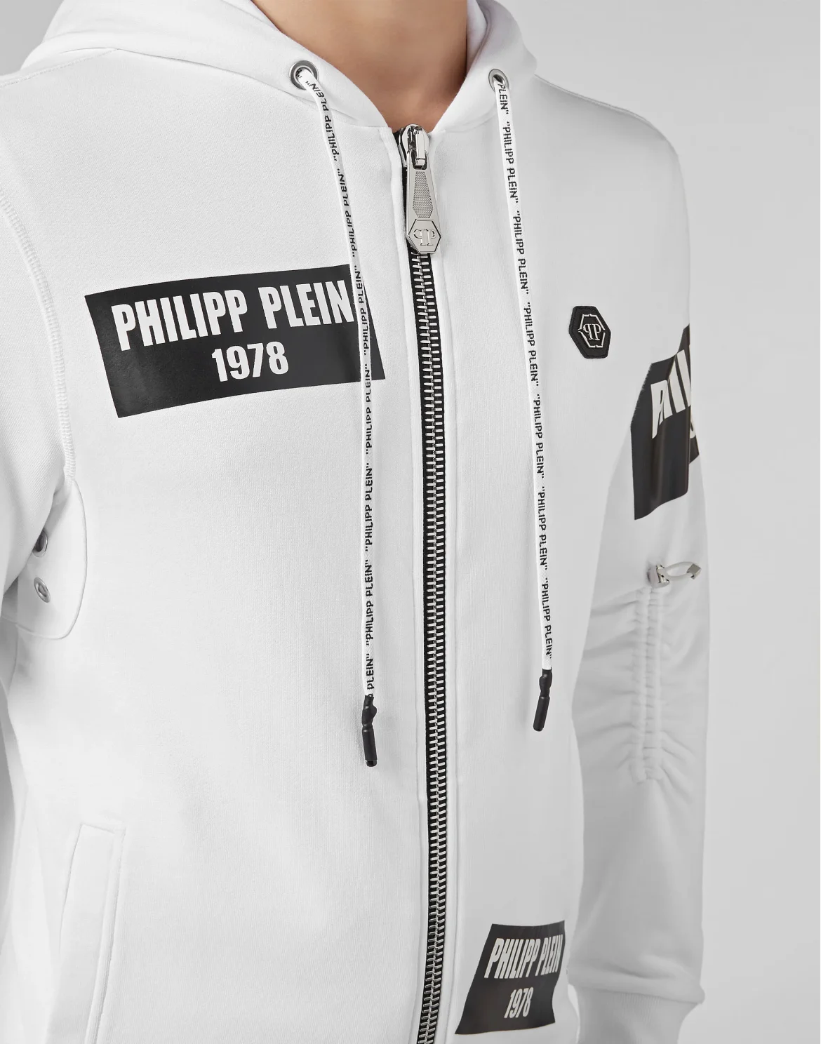 Hoodie Sweatjacket PP1978, цвет: Белый