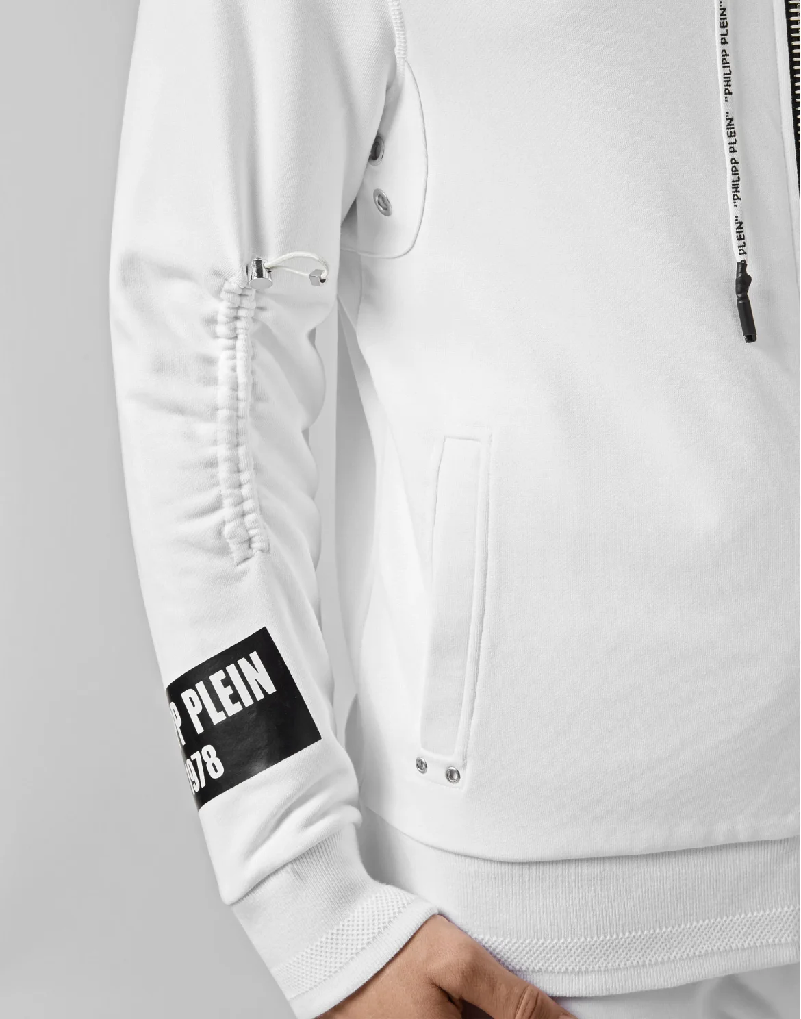Hoodie Sweatjacket PP1978, цвет: Белый