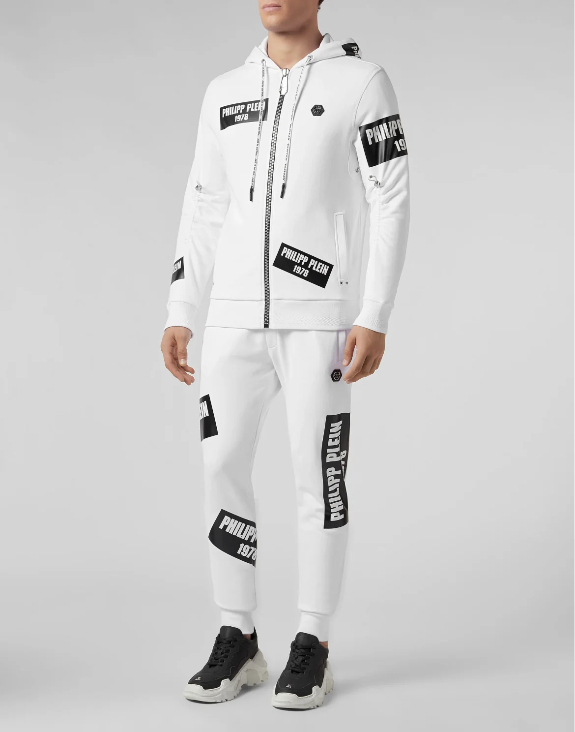 Hoodie Sweatjacket PP1978, цвет: Белый