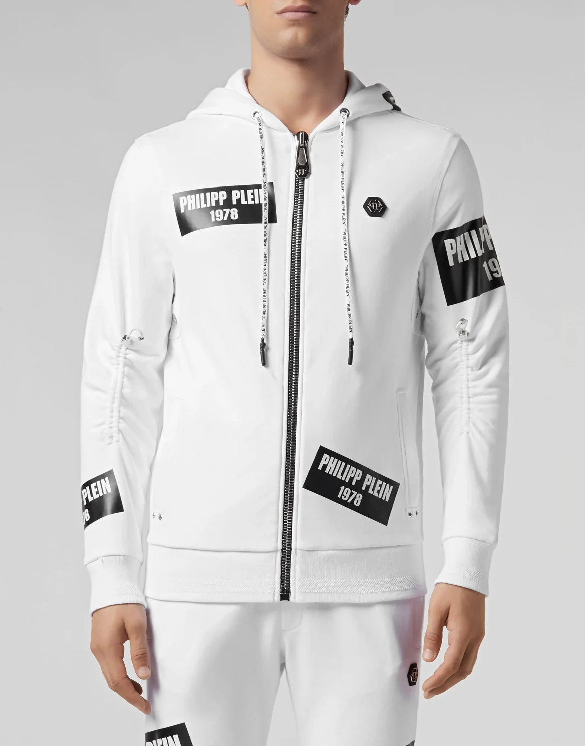 Hoodie Sweatjacket PP1978, цвет: Белый