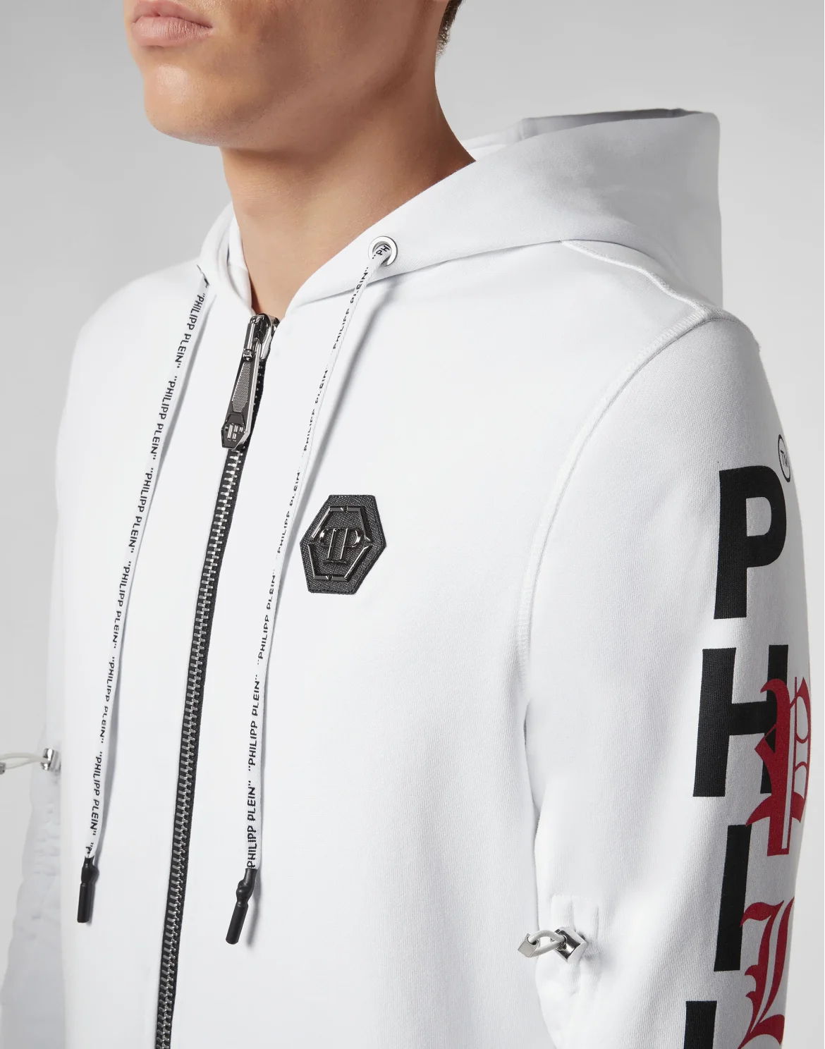 Hoodie Sweatjacket Dollar, цвет: Белый
