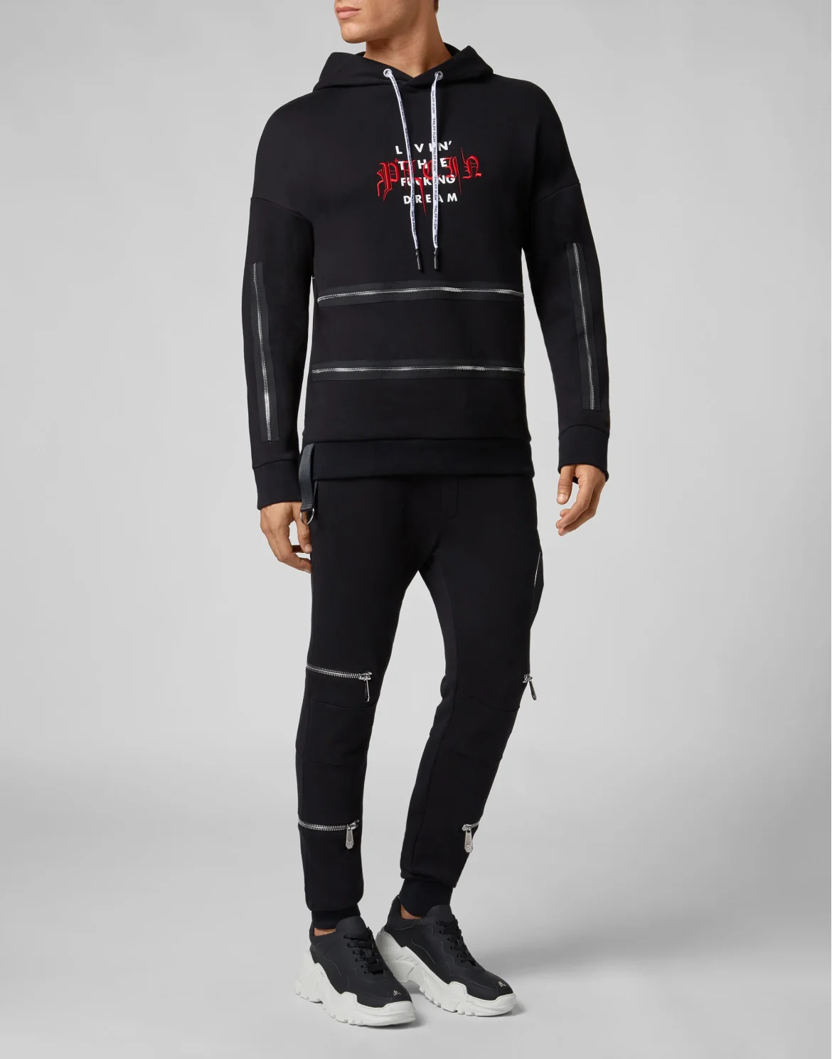 Hoodie sweatshirt Gothic Plein, цвет: Черный
