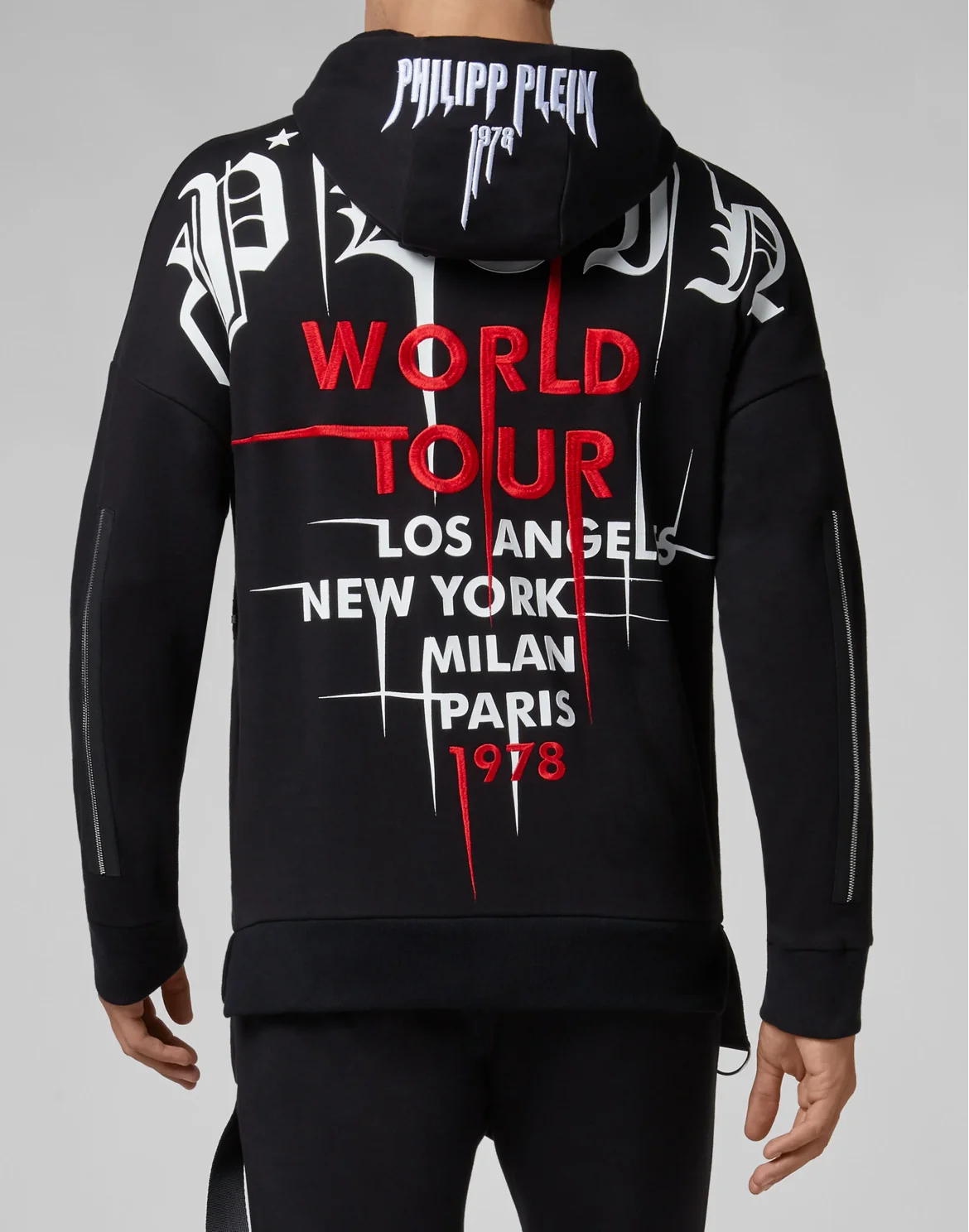 Hoodie sweatshirt Gothic Plein, цвет: Черный