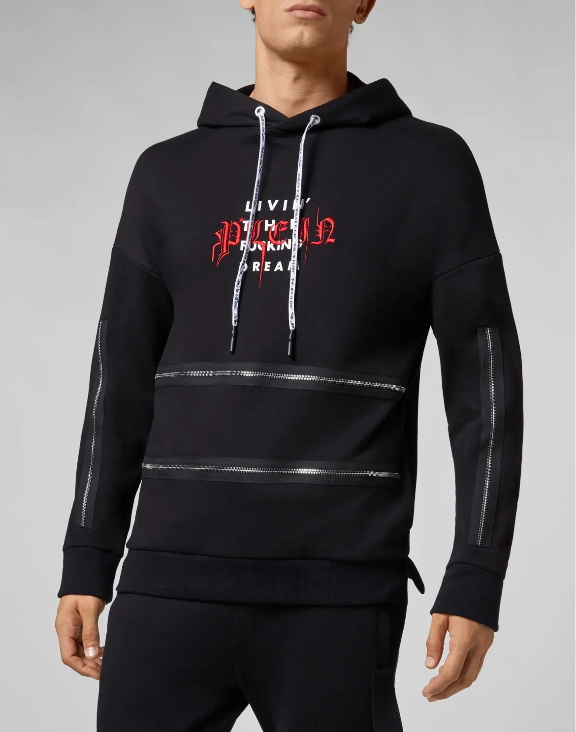 Hoodie sweatshirt Gothic Plein, цвет: Черный