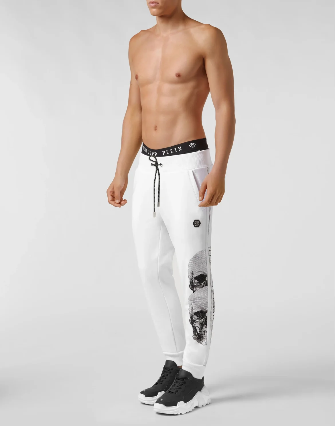 Jogging Trousers Skull, цвет: Белый