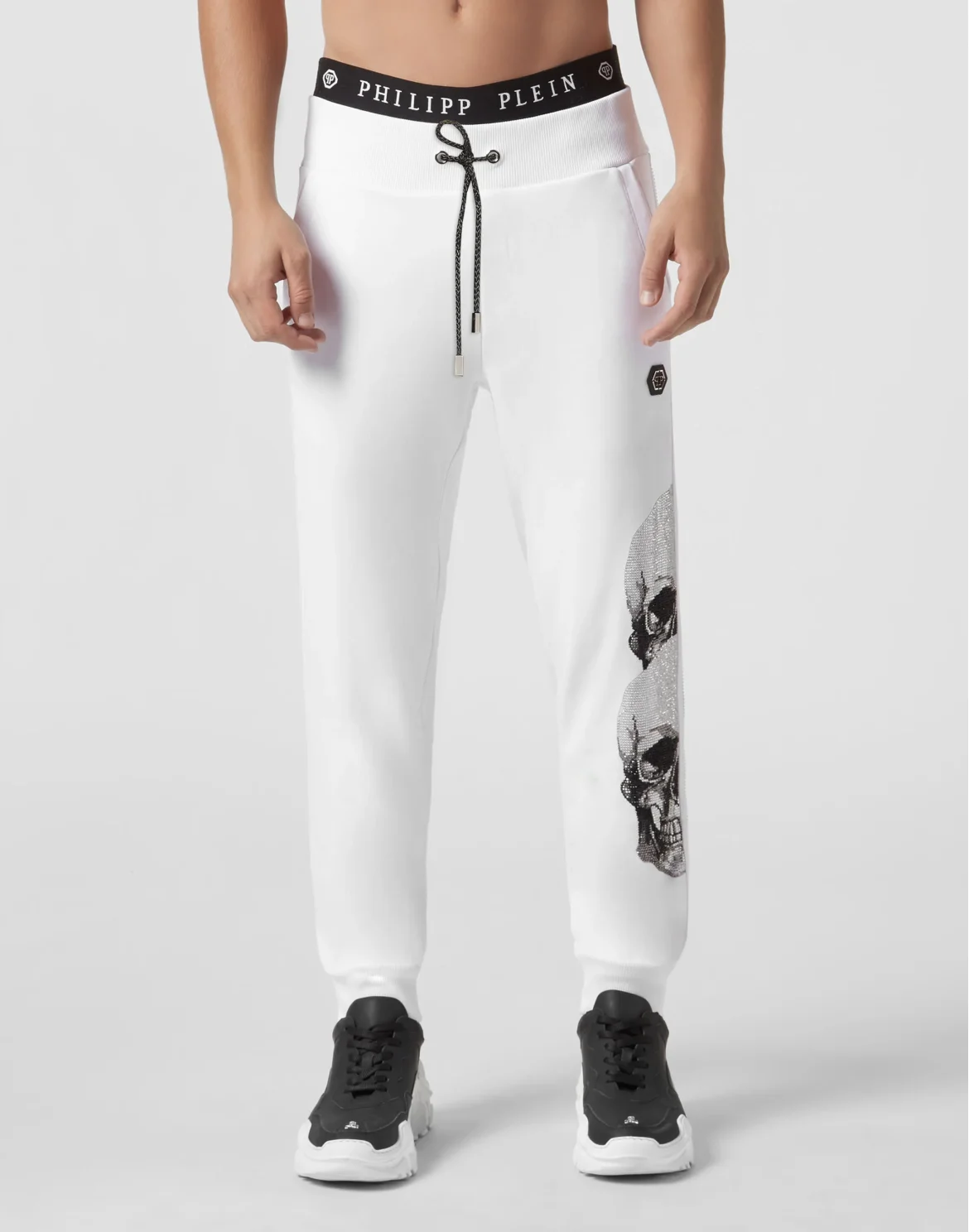 Jogging Trousers Skull, цвет: Белый