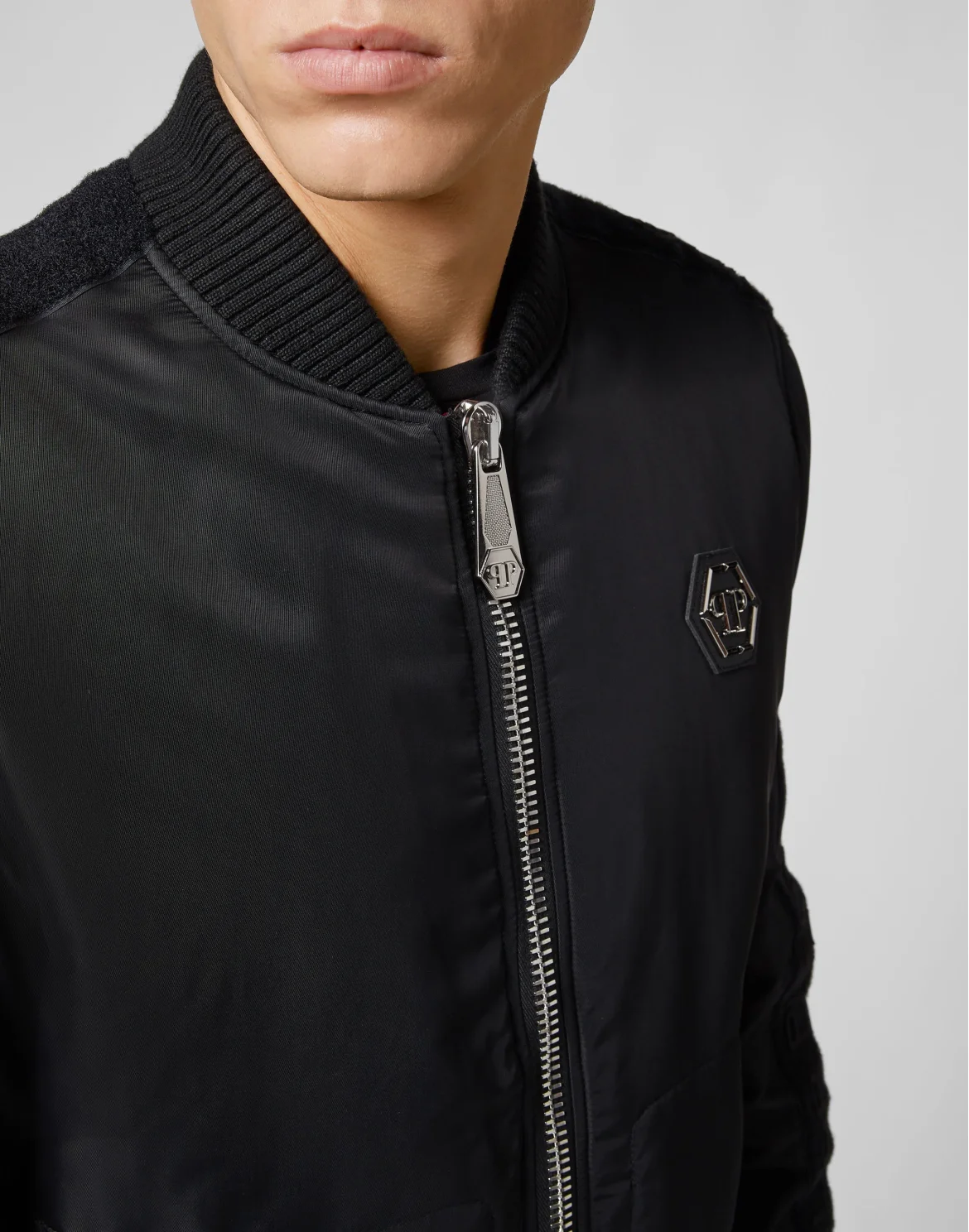 Nylon Jacket Philipp Plein TM, цвет: Черный